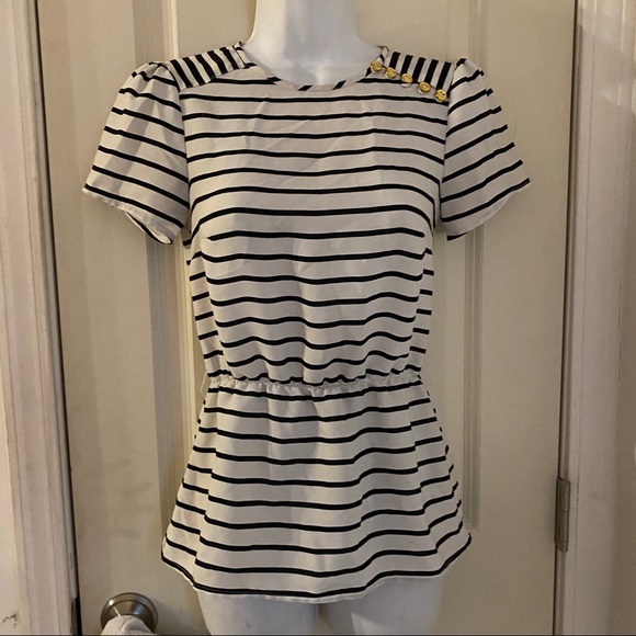 H&M Peplum Blouse Top • 2 / XS - Picture 1 of 13